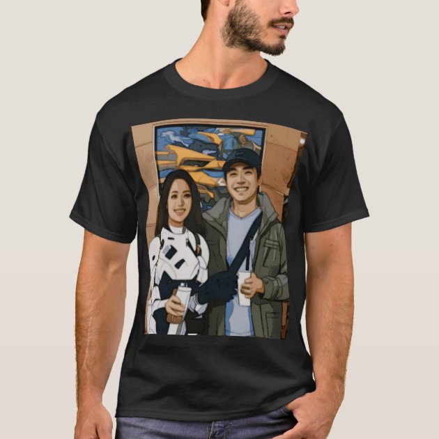 Kartoonify cartoon printed on a t-shirt